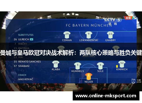 曼城与皇马欧冠对决战术解析：两队核心策略与胜负关键